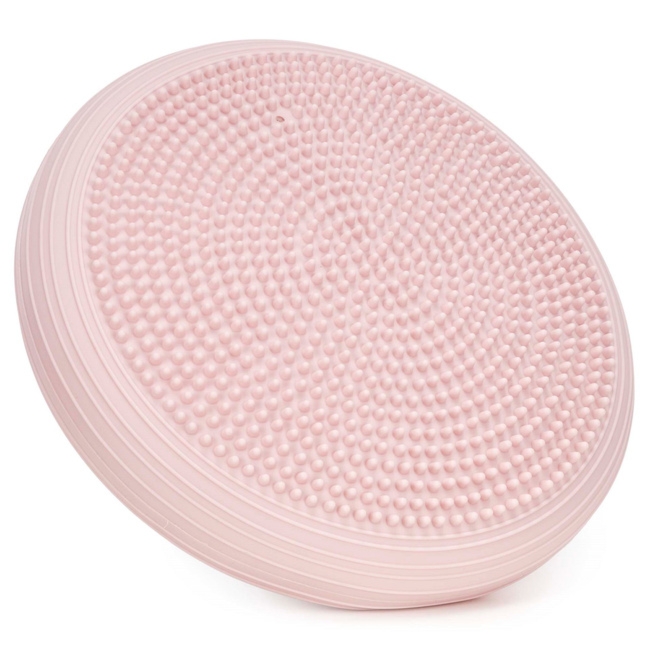 Poduszka sensoryczna do siedzenia, z pompką dysk do ćwiczeń sensomotoryczny jeżyk różowy