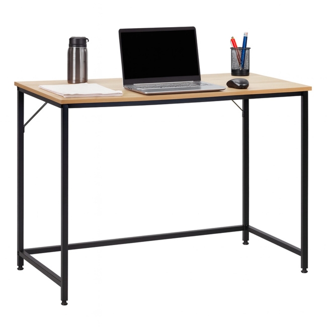 Biurko komputerowe nowoczesne 100x50x76 cm młodzieżowe stolik loft industralny