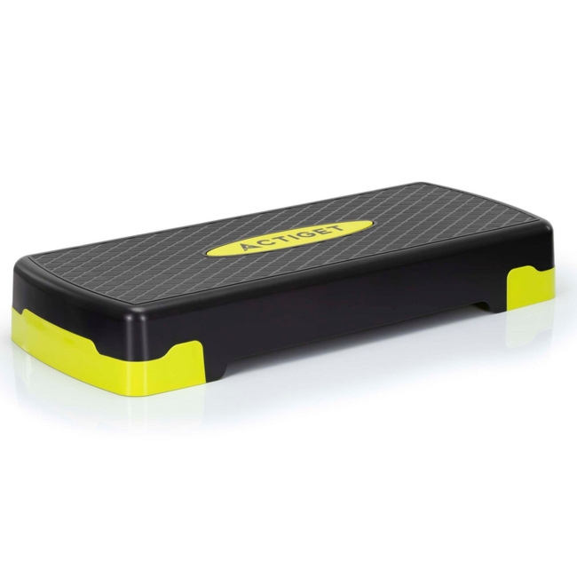 Step do ćwiczeń fitness 2-stopnie, schodek treningowy do aerobiku
