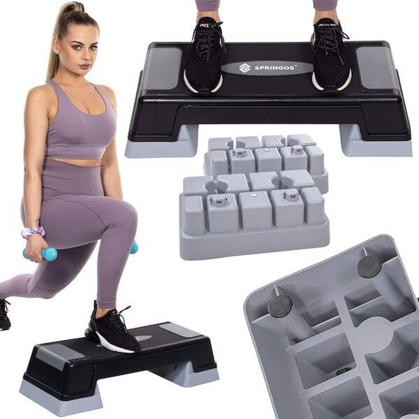 Step do aerobiku 3 stopnie ćwiczenia fitness