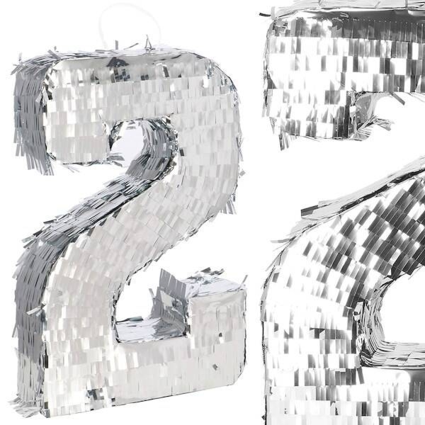 Piniata urodzinowa cyfra 2 dla dzieci