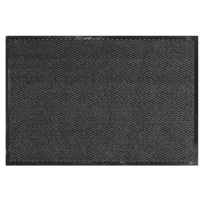 Wycieraczka wejściowa, mata pod drzwi 90x60 czarno-grafitowa