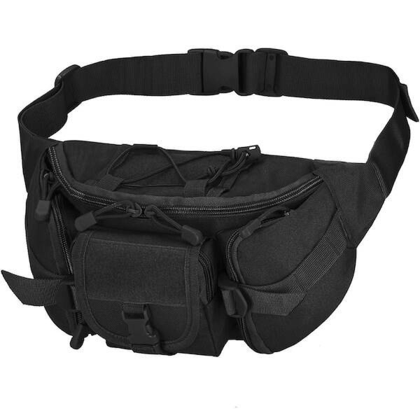 Nerka biodrowa saszetka sportowa czarna