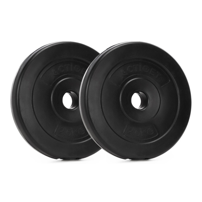 Obciążenie 2,5 kg 2 szt. talerze kompozytowe 31 mm krążki do sztangi hantli