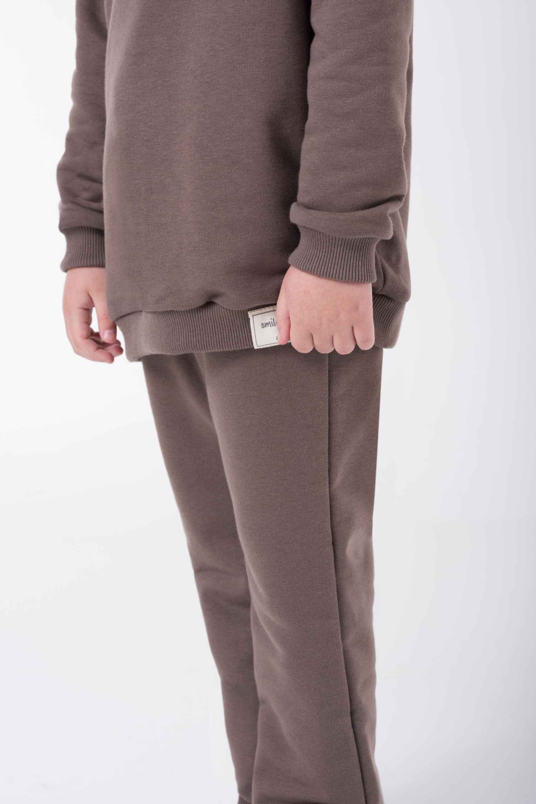 Wygodne spodnie dla dziewczynki Easy-Going Milk Chocolate - 104