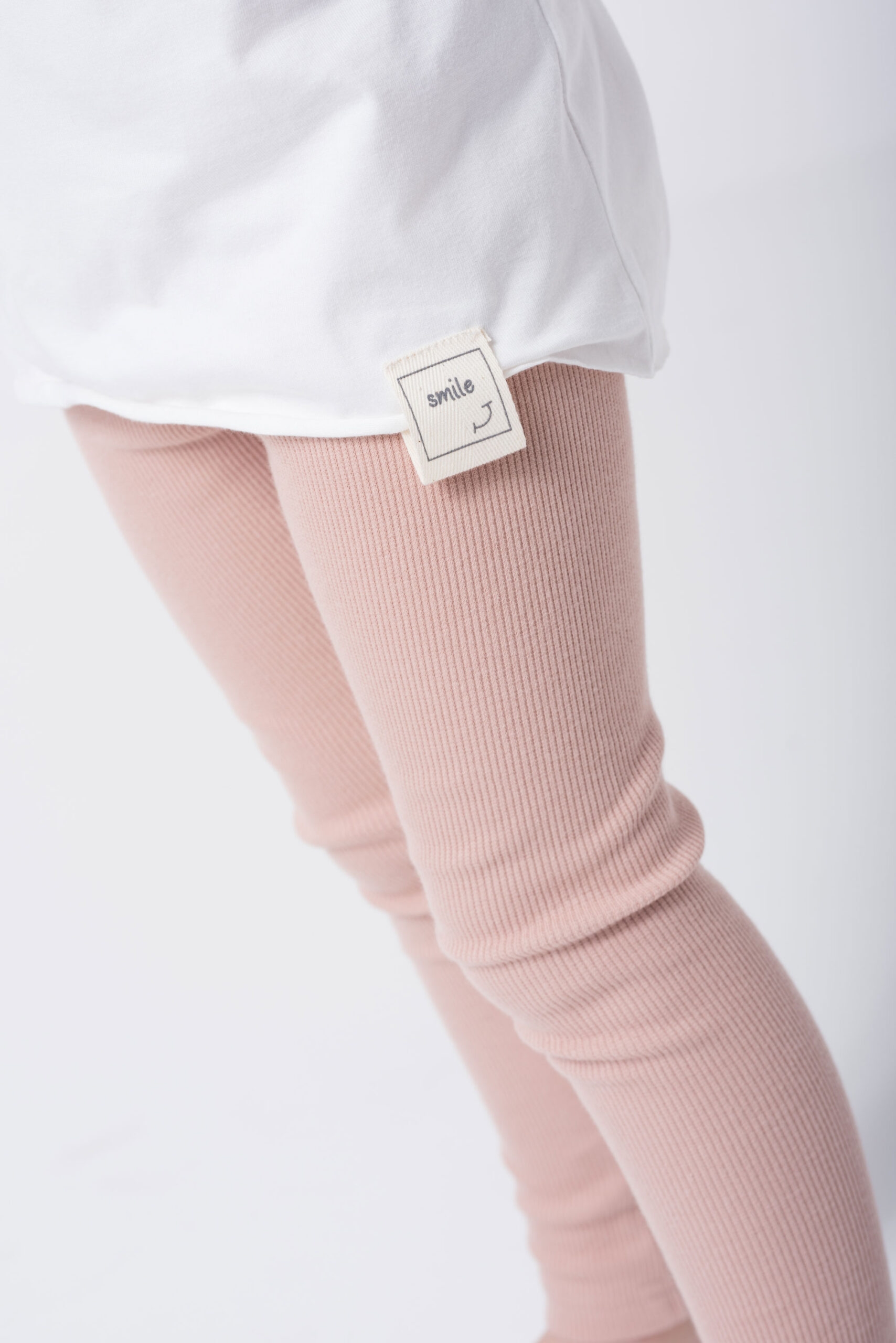 Różowe legginsy dla dziewczynki Pink Salmon