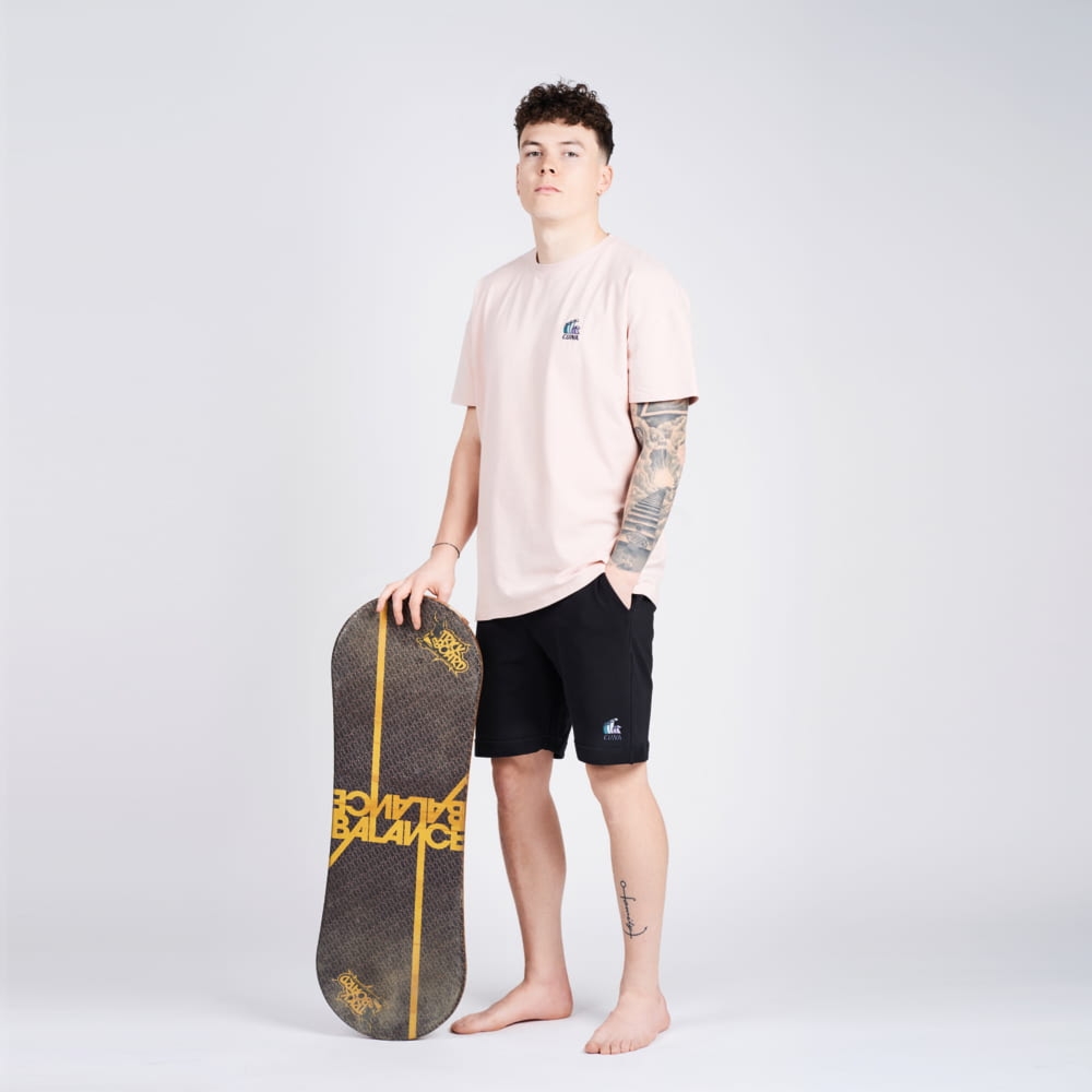 T-shirt bawełniany męski różowy Tee  Oversize Cotton Candy