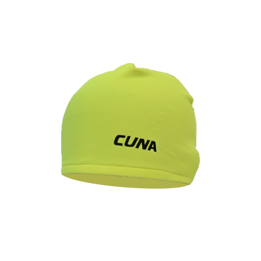 Czapka do biegania zielony neon Active - L