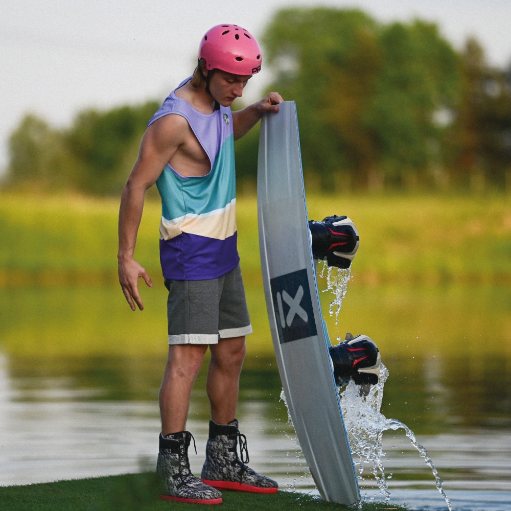 Tank surfingowy męski szybkoschnący Surf Tank Lavender Waves