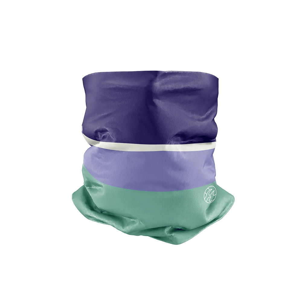 Komin wielofunkcyjny unisex fioletowo miętowy Foggy Plum