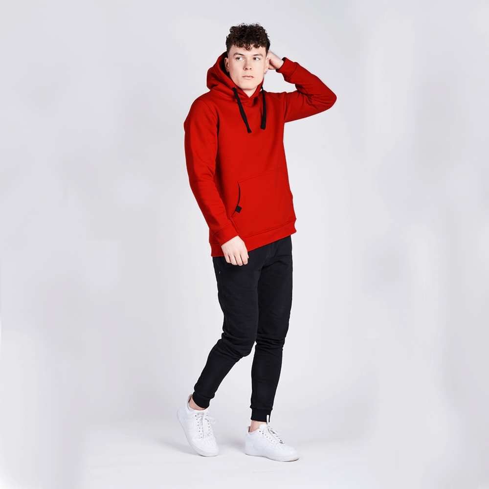 Bluza bawełniana męska czerwona Cungo
