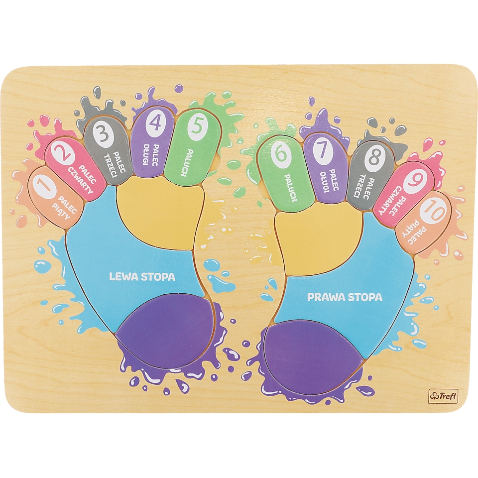 Zabawka drewniana - Tup Tup Stópki