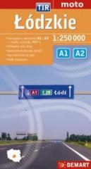 Łódzkie TIR 1:250 000 Mapa dla zawodowców