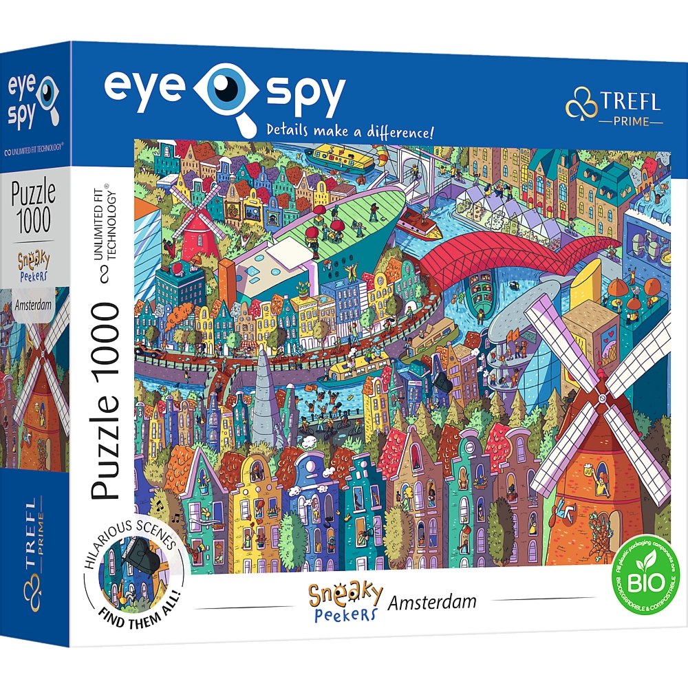 Puzzle 1000 UFT Eye-Spy Amsterdam the Netherlands 10710