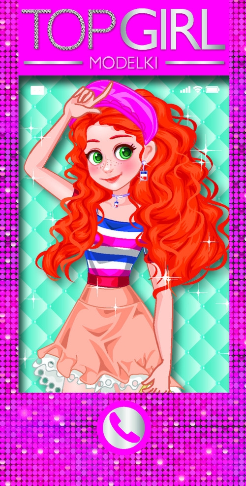 Top Girl Modelki Książeczka telefon