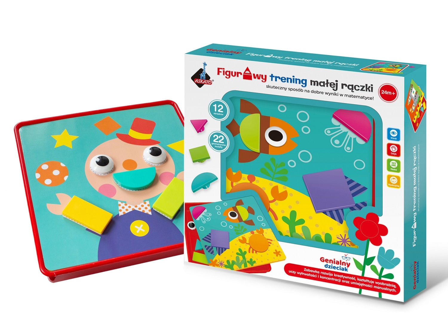 Figurowy trening małej rączki nauka symetrii