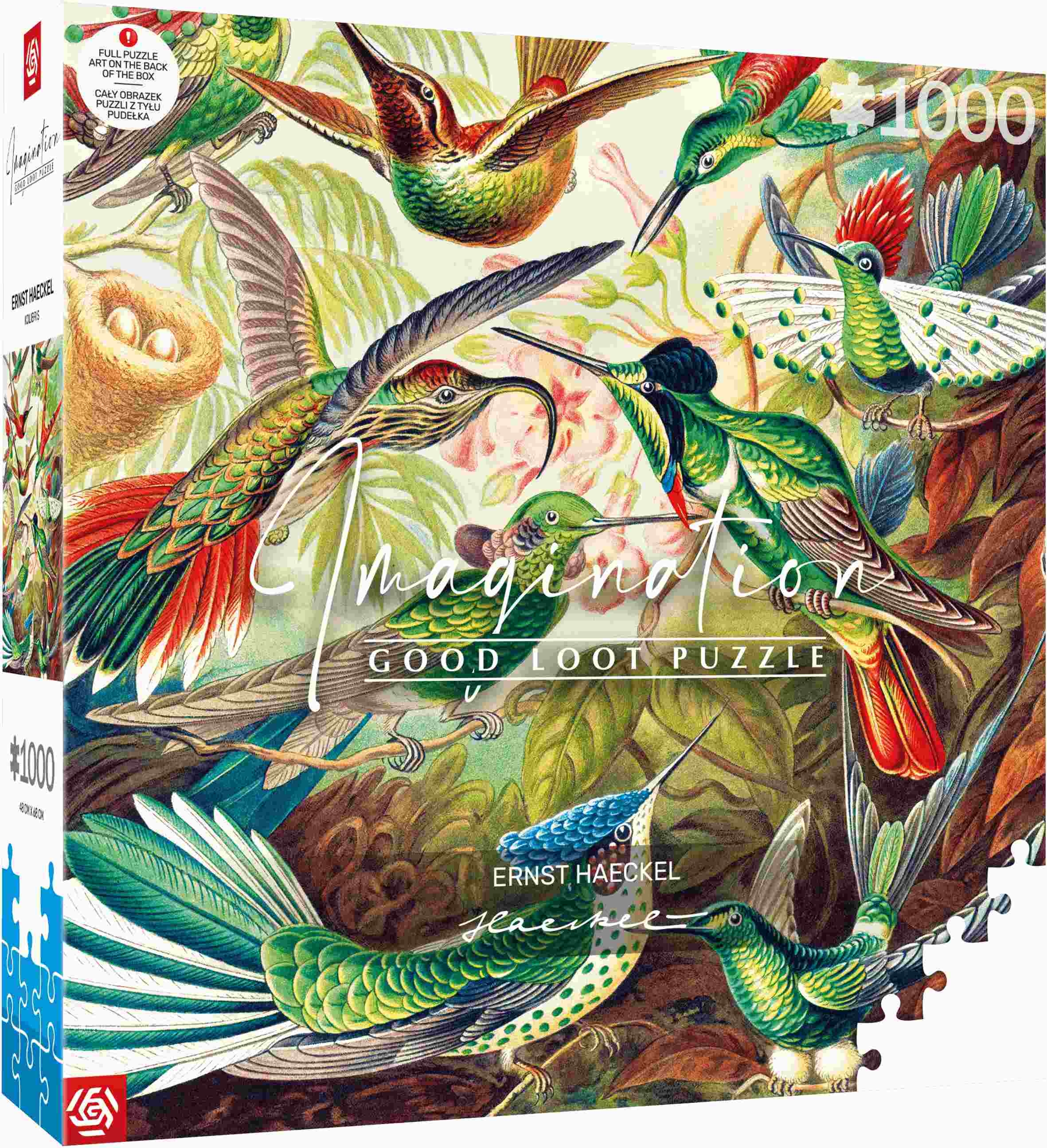 Puzzle 1000 el. Imagination Ernst Haeckel - Kolibry