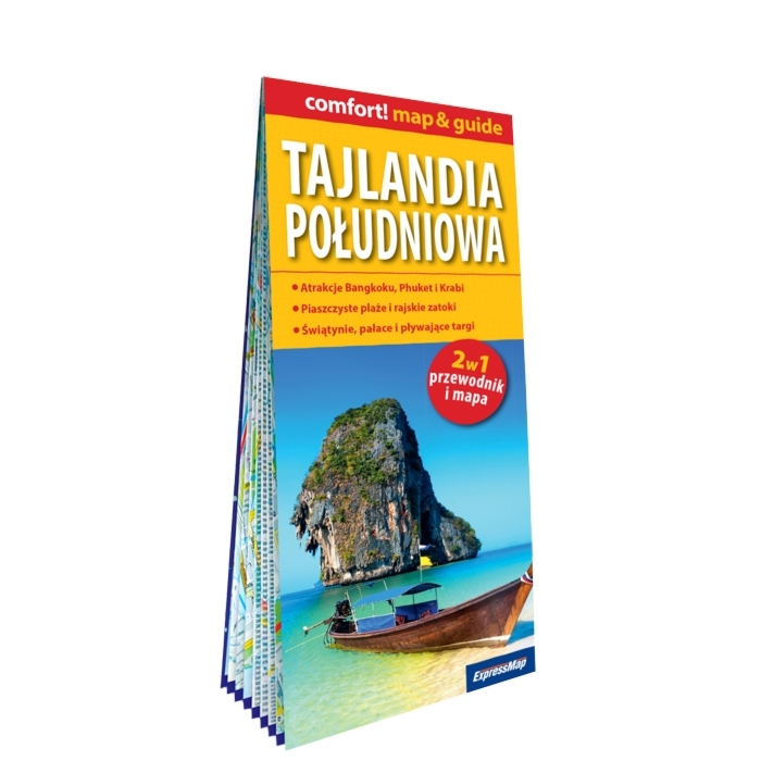 comfort!map&guide Tajlandia Południowa 2w1 1:160 000