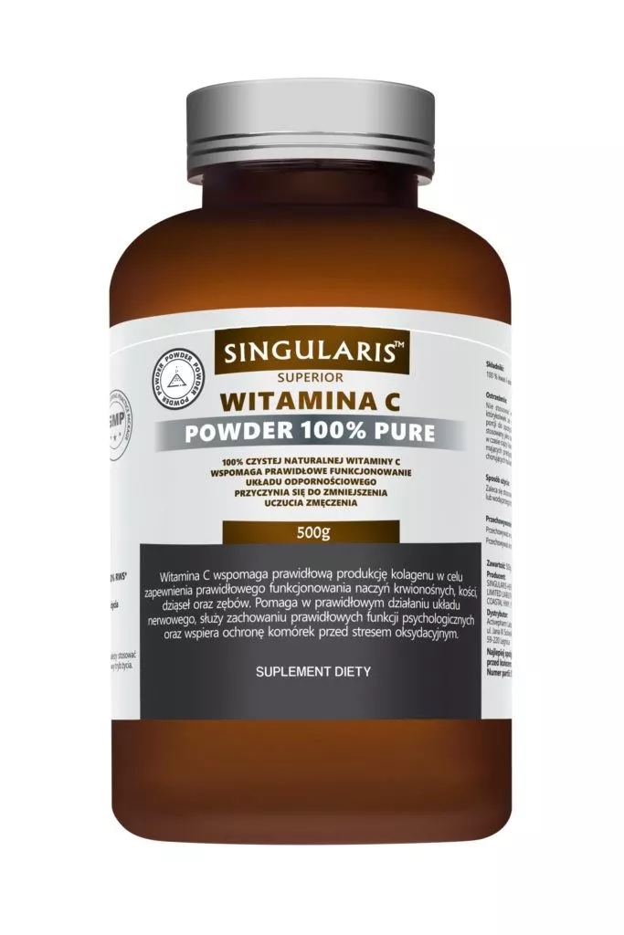 Фото - Вітаміни й мінерали Singularis Witamina C Powder 100 Pure 500 g