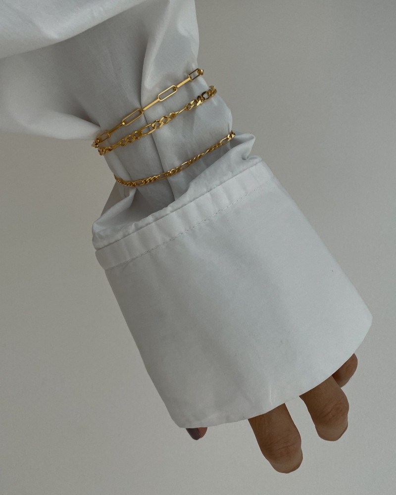 Srebrna masywna bransoletka : Długość - 20cm