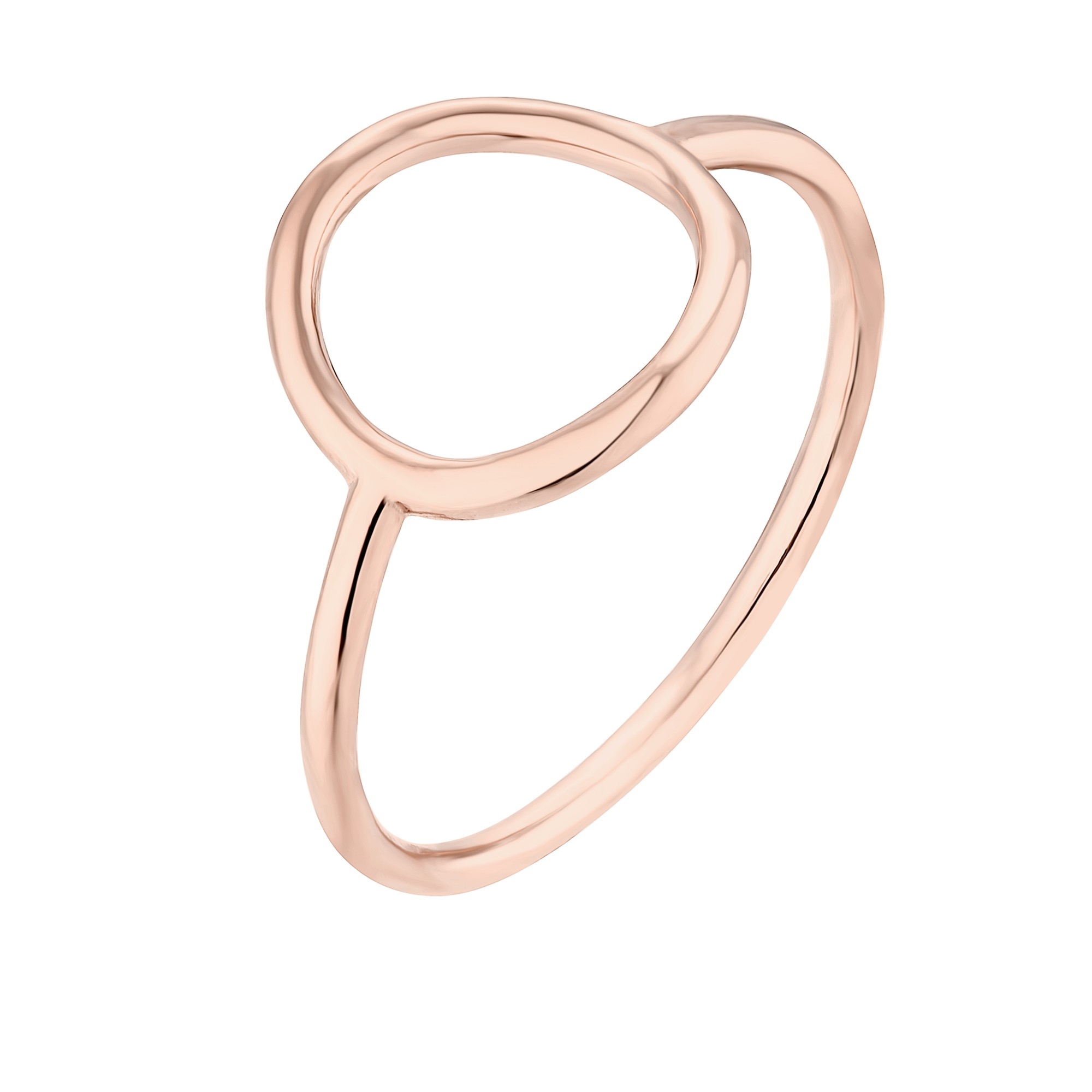 Delikatny pierścionek z różowego złota : pierścionki - 11