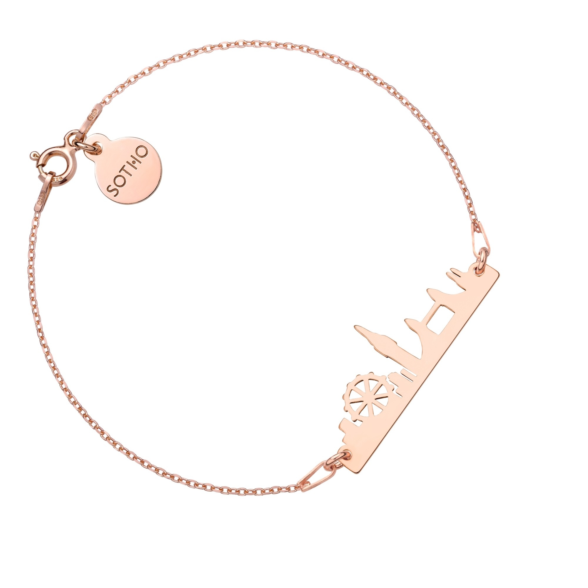 Bransoletka z różowego złota Londyn