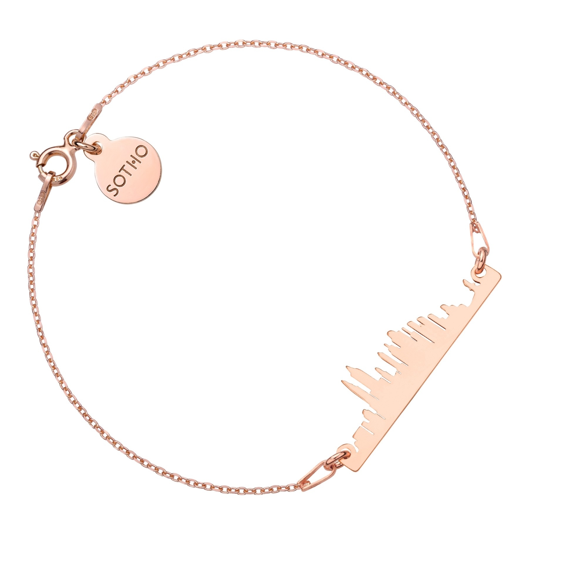 Bransoletka z różowego złota Nowy Jork