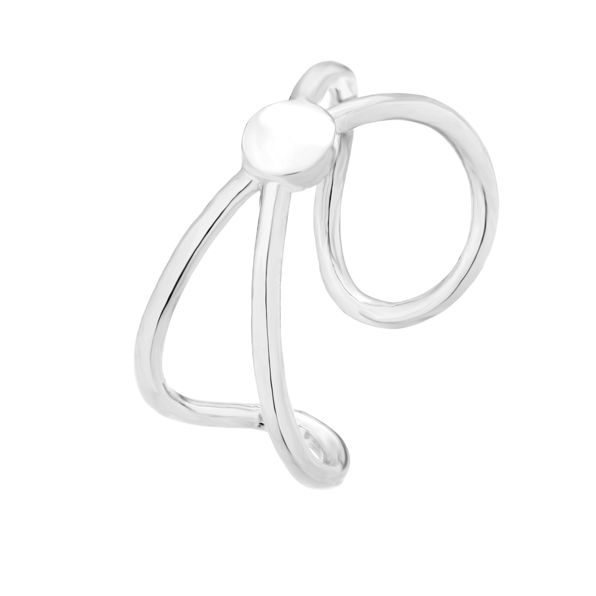 Srebrny gładki pierścionek