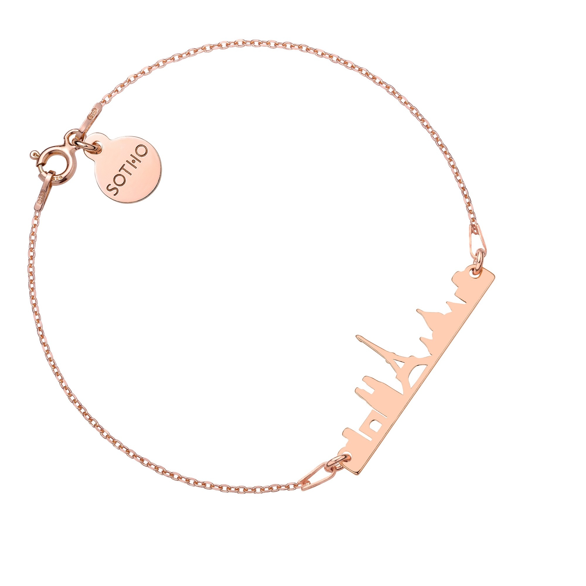 Bransoletka z różowego złota Paryż