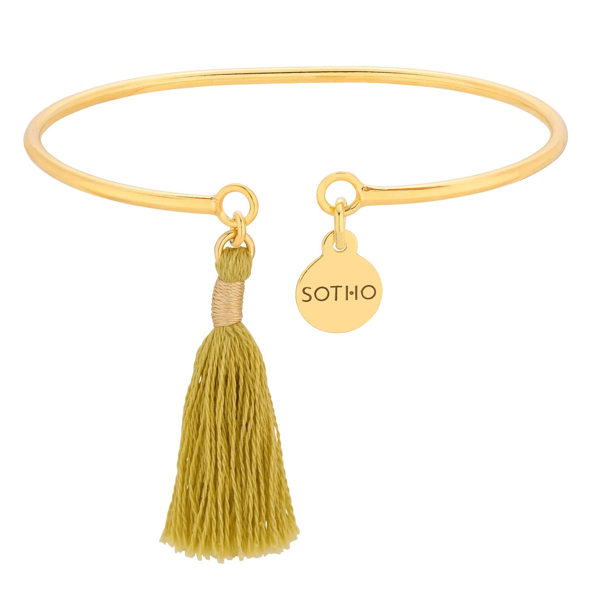 Złota bransoletka z chwostem