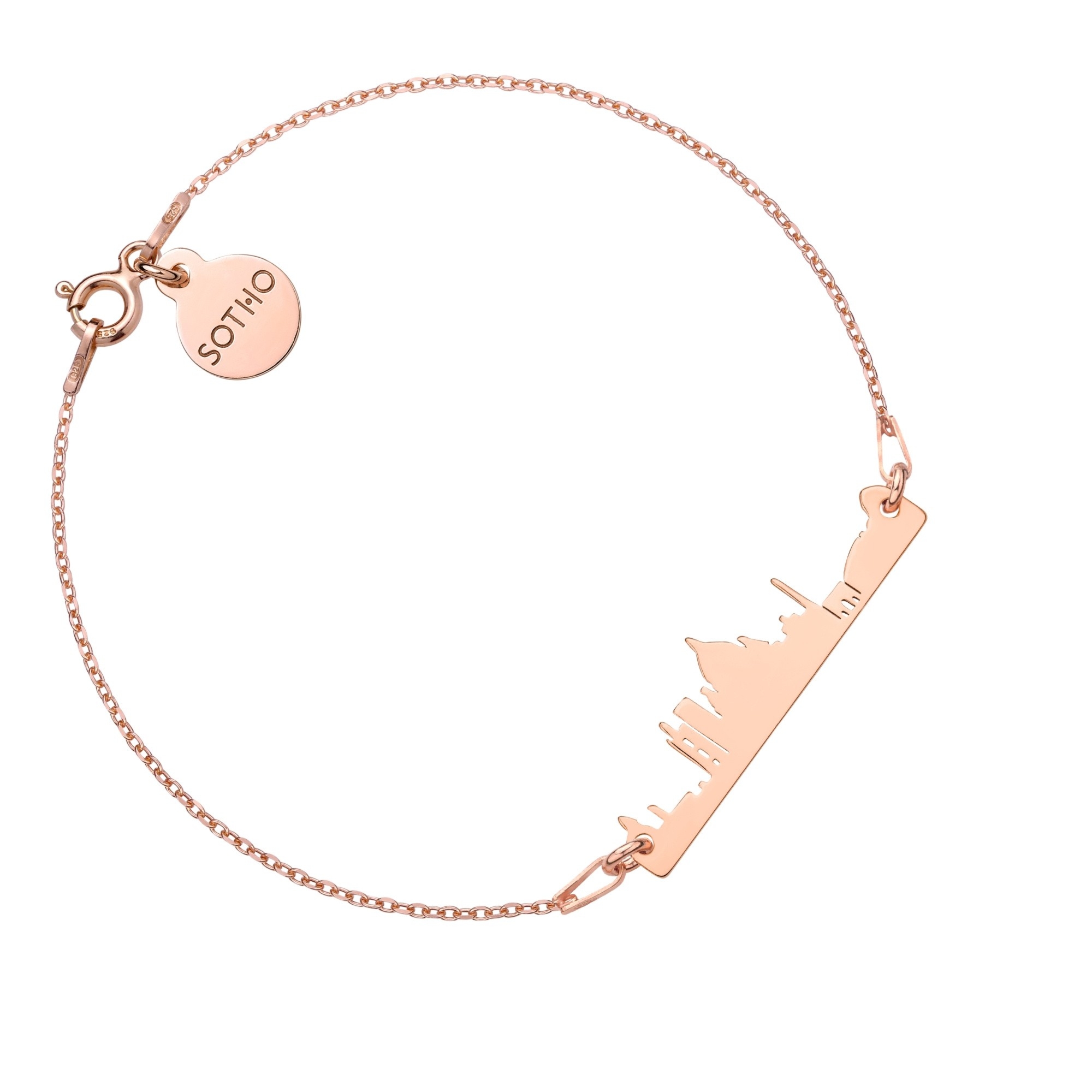 Bransoletka z różowego złota Rzym