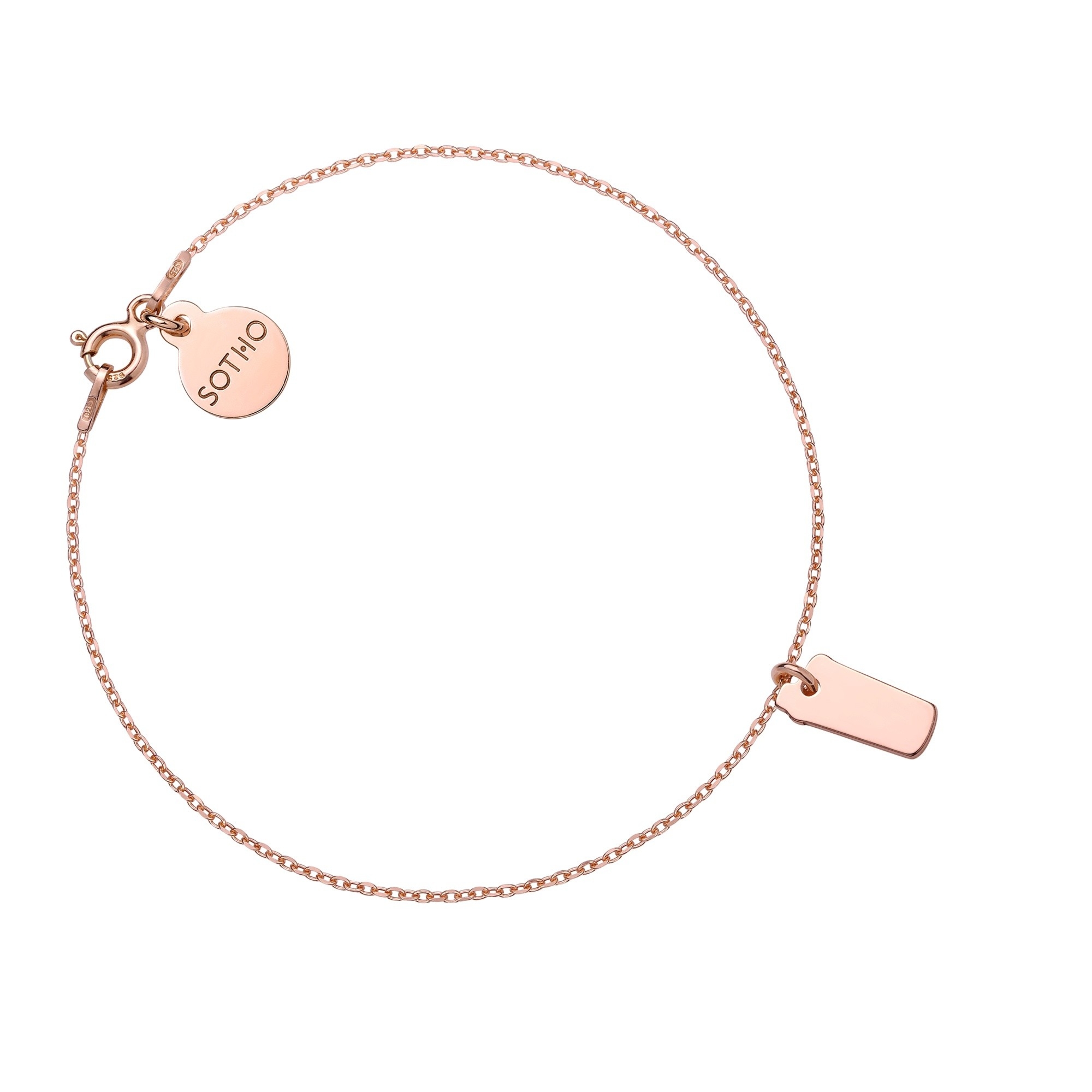 Bransoletka z różowego złota z shakerem