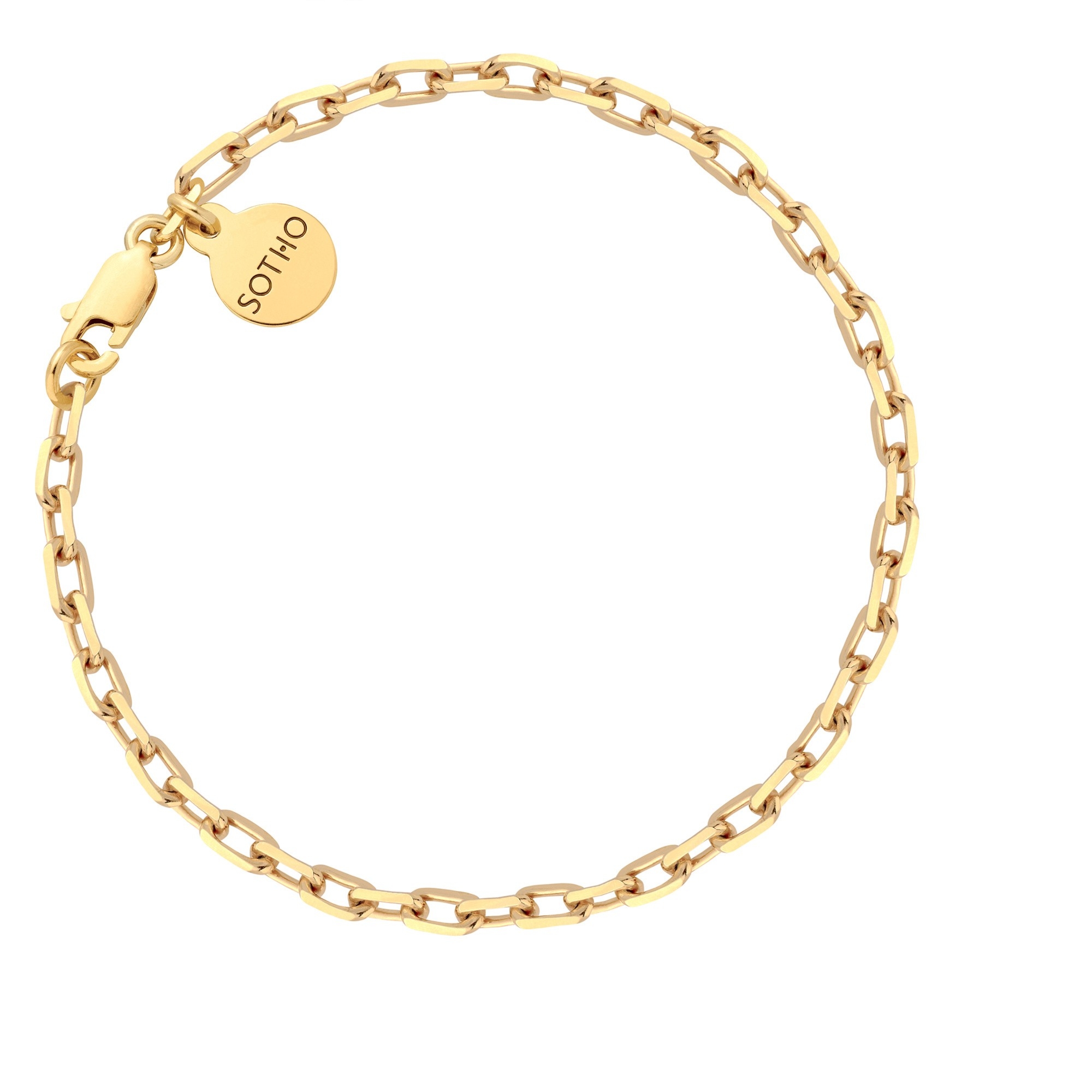 Złota masywna bransoletka