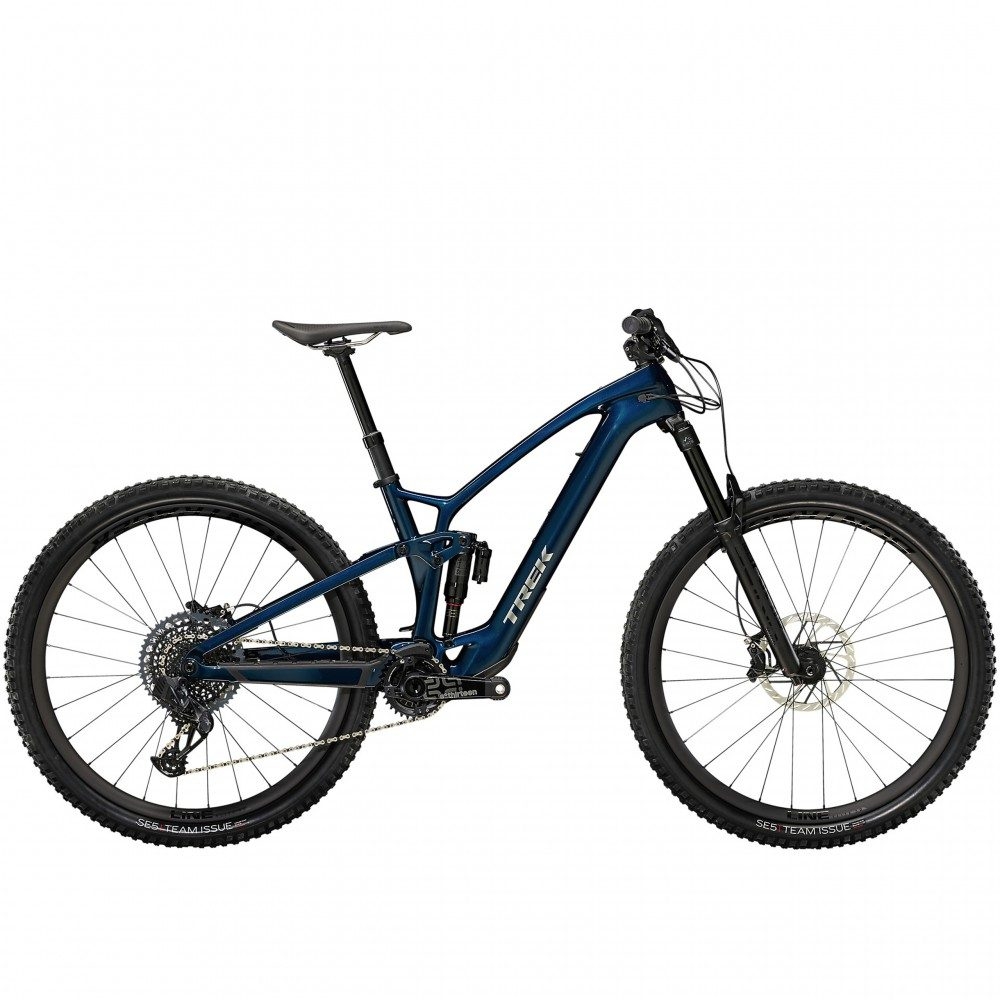 Фото - Велосипед Trek Fuel EXe 9.8 GX AXS  Mulsanne Blue XL  2023