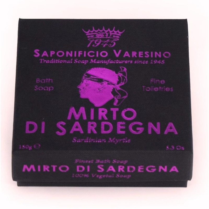 Zdjęcia - Mydło Saponificio Varesino Uomo  toaletowe MIRTO DI SARDEGNA w kartoniku 15