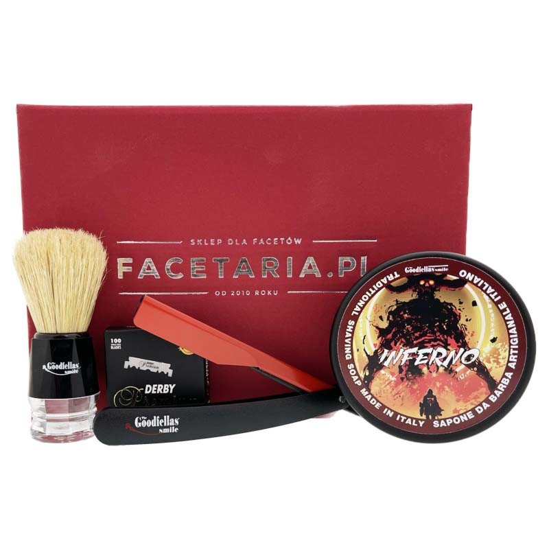 Zestaw dla chłopaka Inferno do tradycyjnego golenia