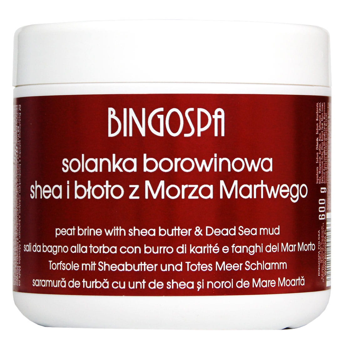 Bingospa Solanka borowinowa z masłem shea i błotem z Morza Martwego