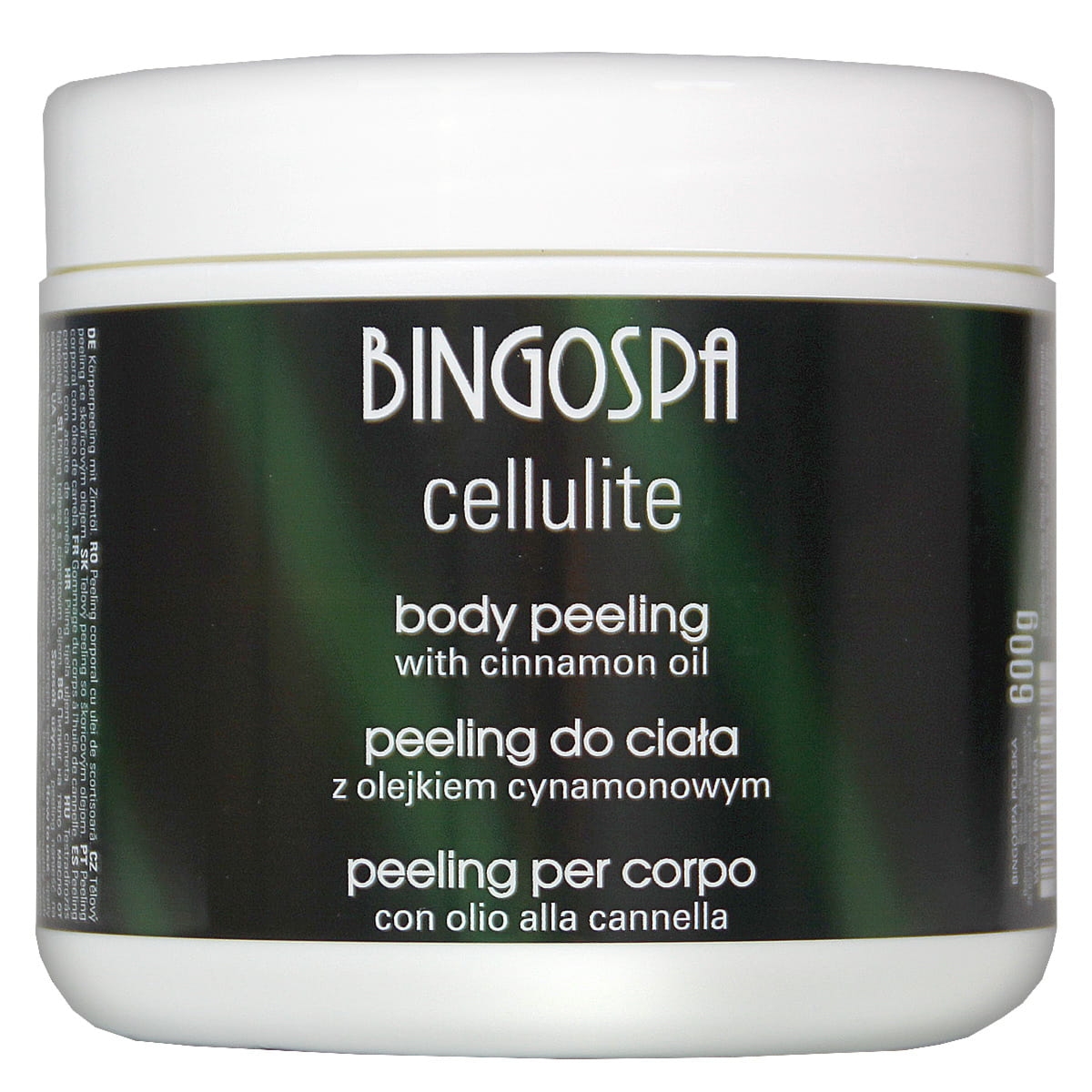 Bingospa CELLULITE Peeling do ciała z olejkiem cynamonowym