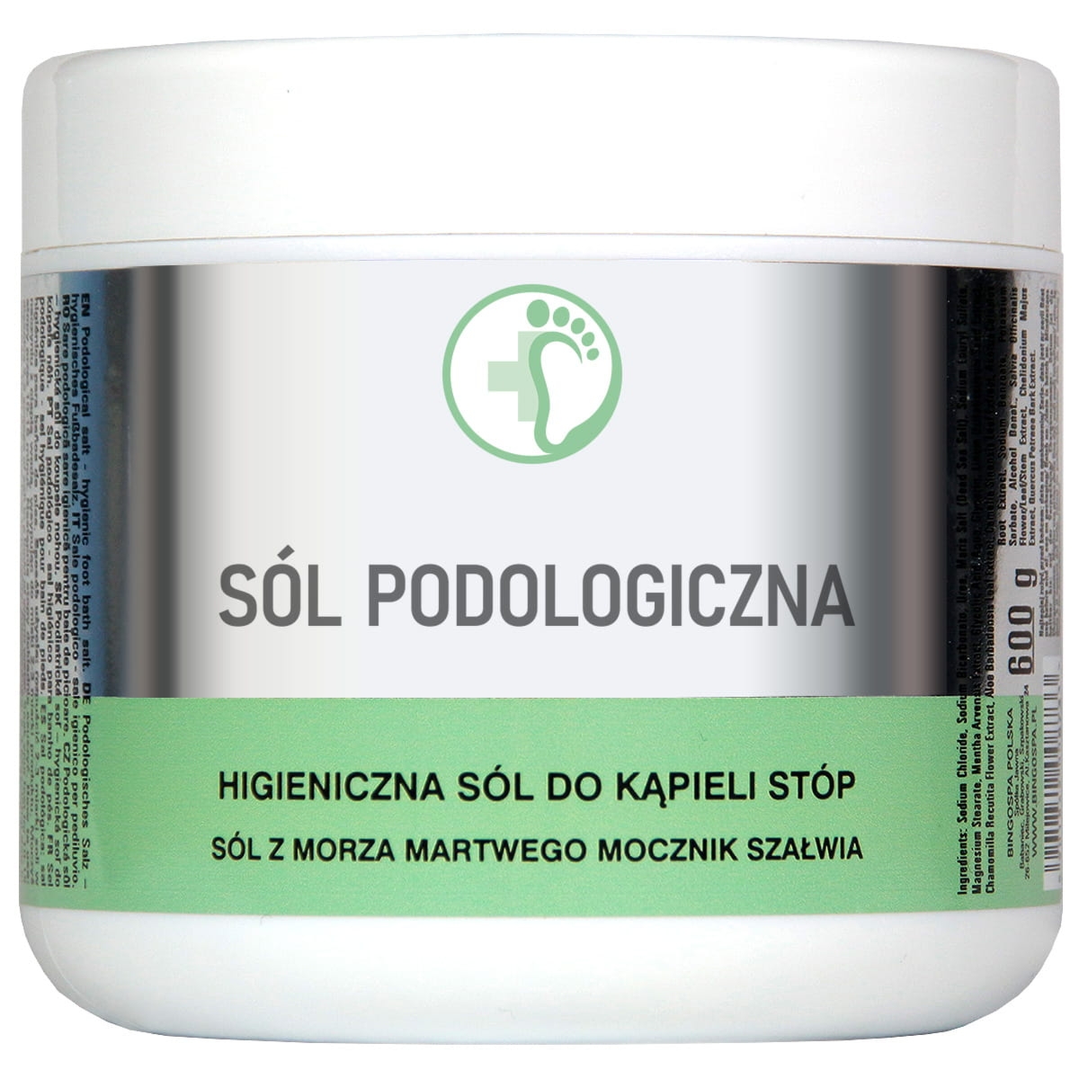 Bingospa Sól podologiczna higieniczna sól do kąpieli stóp BINGOSPA