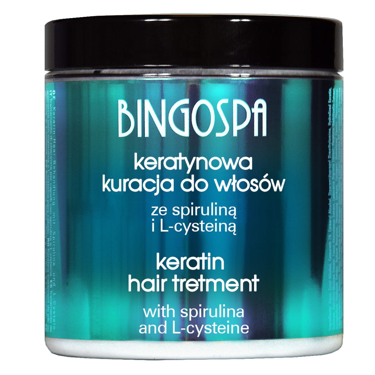 Bingospa Keratynowa kuracja do włosów ze spiruliną i L-cysteiną BINGOSPA