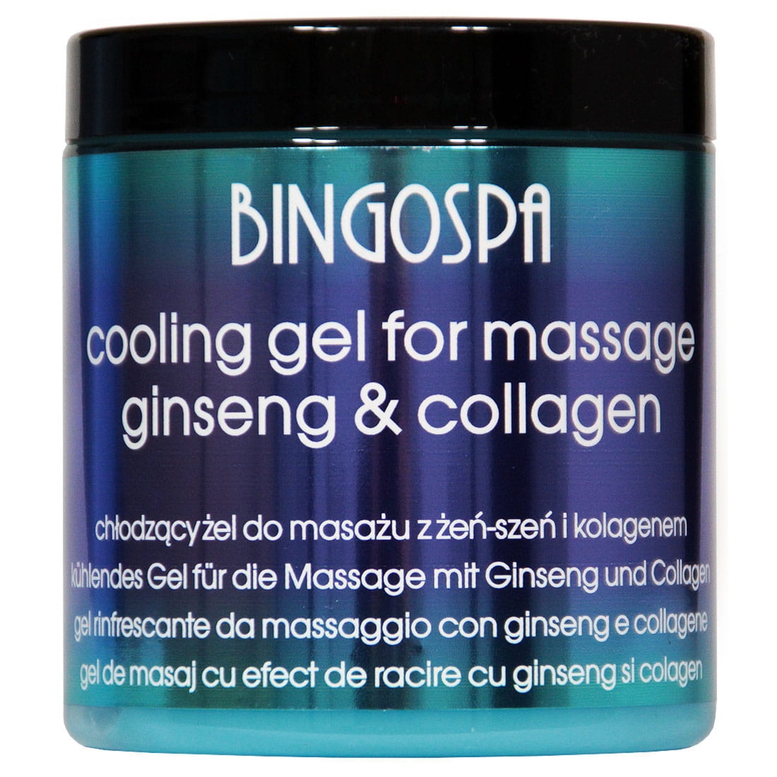 Bingospa Chłodzący żel do masażu mięśnie i stawy wzbogacony żeń-szeń i kolagenem BINGOSPA