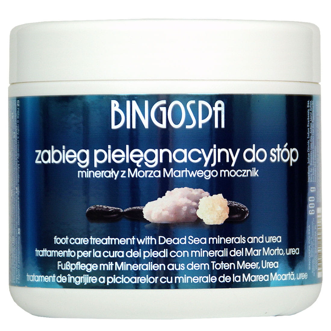 Bingospa Zabieg z mocznikiem, minerałami Morza Martwego i olejkiem eukaliptusowym pielęgnacyjny do stóp BINGOSPA Dead Sea