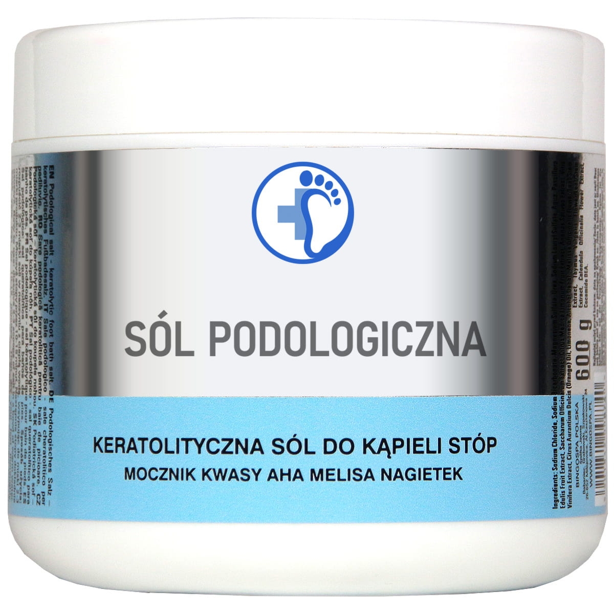 Bingospa Sól podologiczna keratolityczna sól do kąpieli stóp BINGOSPA