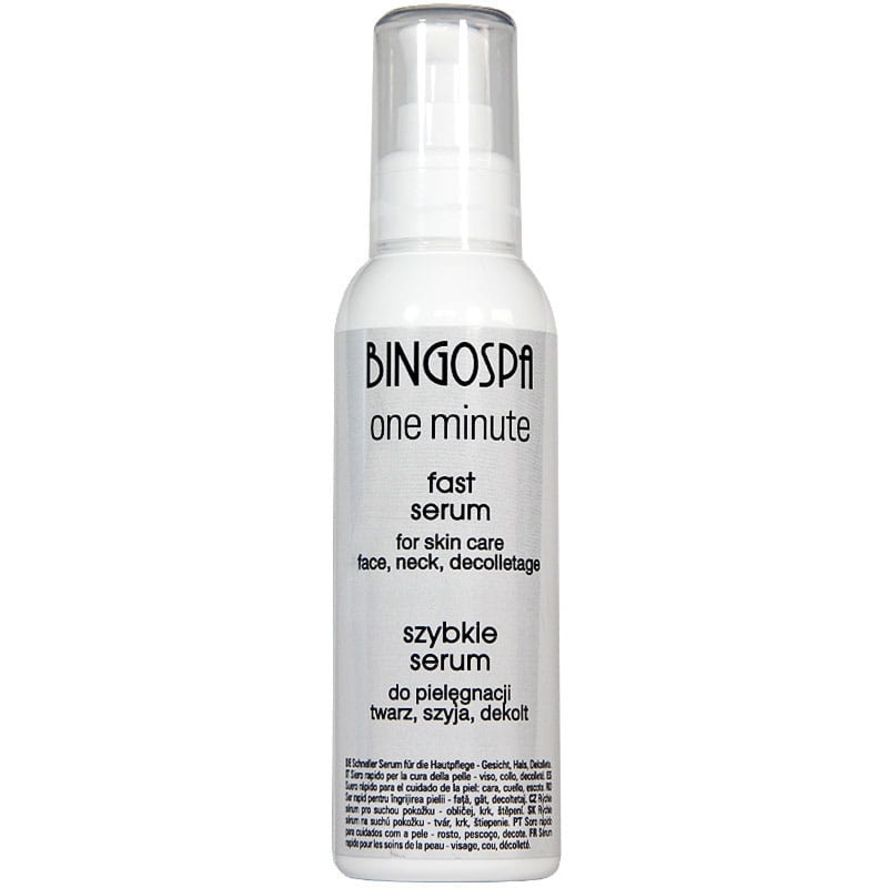 Bingospa Szybkie serum twarz szyja dekolt BINGOSPA one minute