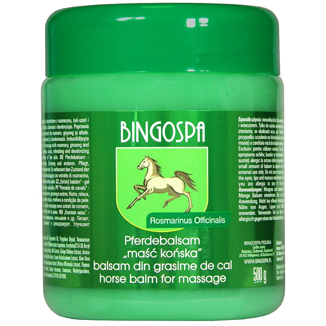 Bingospa Maść "końska" z ekstraktem z rozmarynu BINGOSPA