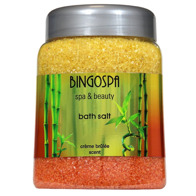 Bingospa Sól do kąpieli o zapachu crème brûlée BINGOSPA spa & beauty
