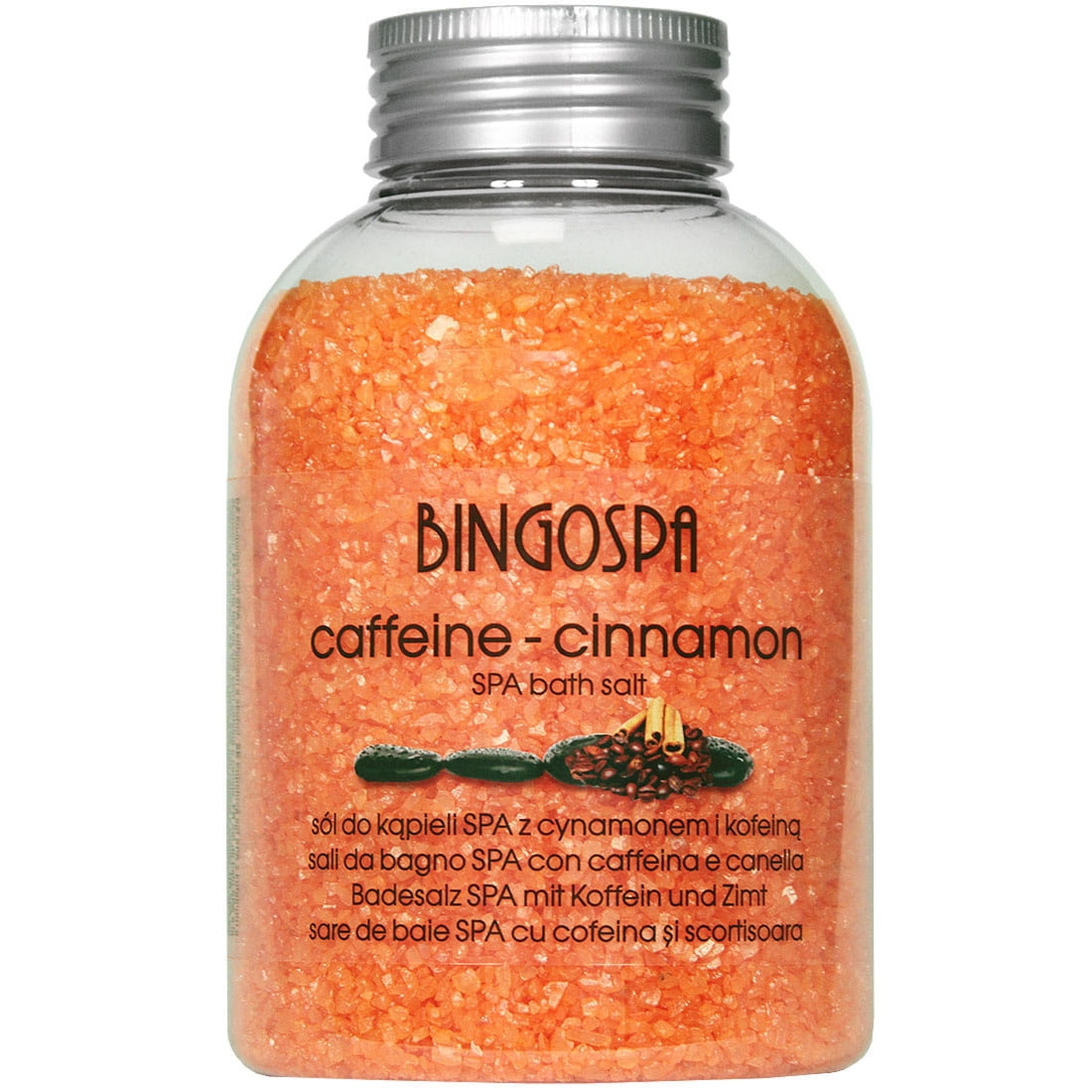 Bingospa Sól do kapieli SPA cynamon kofeina BINGOSPA