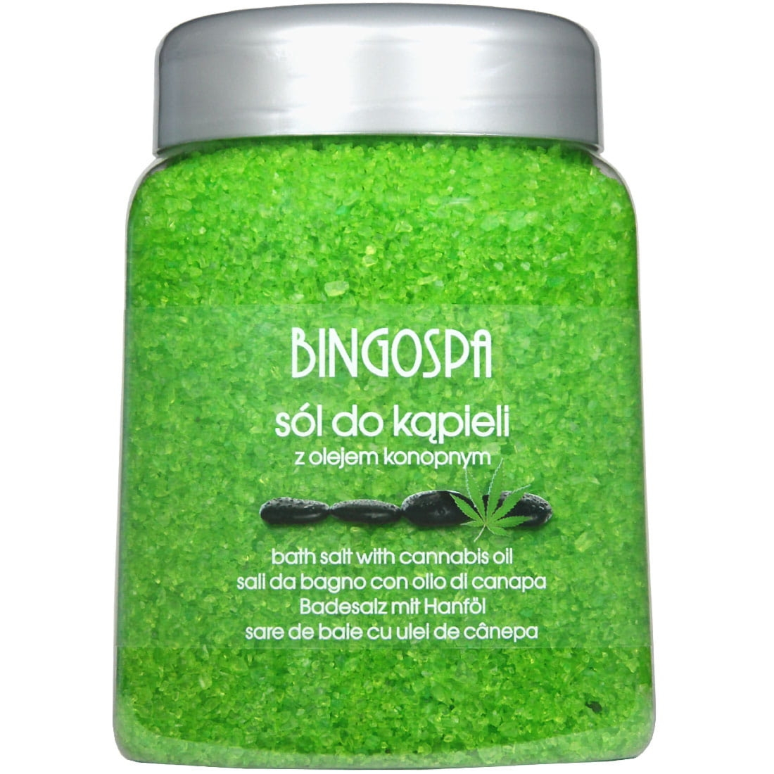 Bingospa Sól do kąpieli z olejkiem konopnym