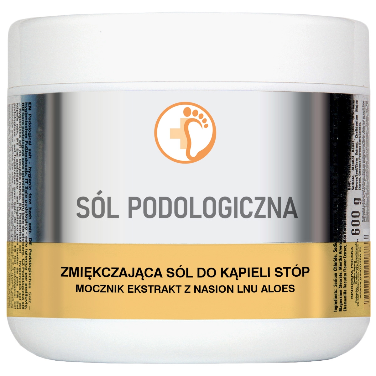 Bingospa Sól podologiczna zmiękczająca sól do kąpieli stóp BINGOSPA