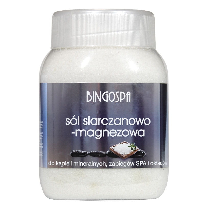 Bingospa Sól siarczanowo-magnezowa do kąpieli mineralnych, okładów i peelingu BINGOSPA